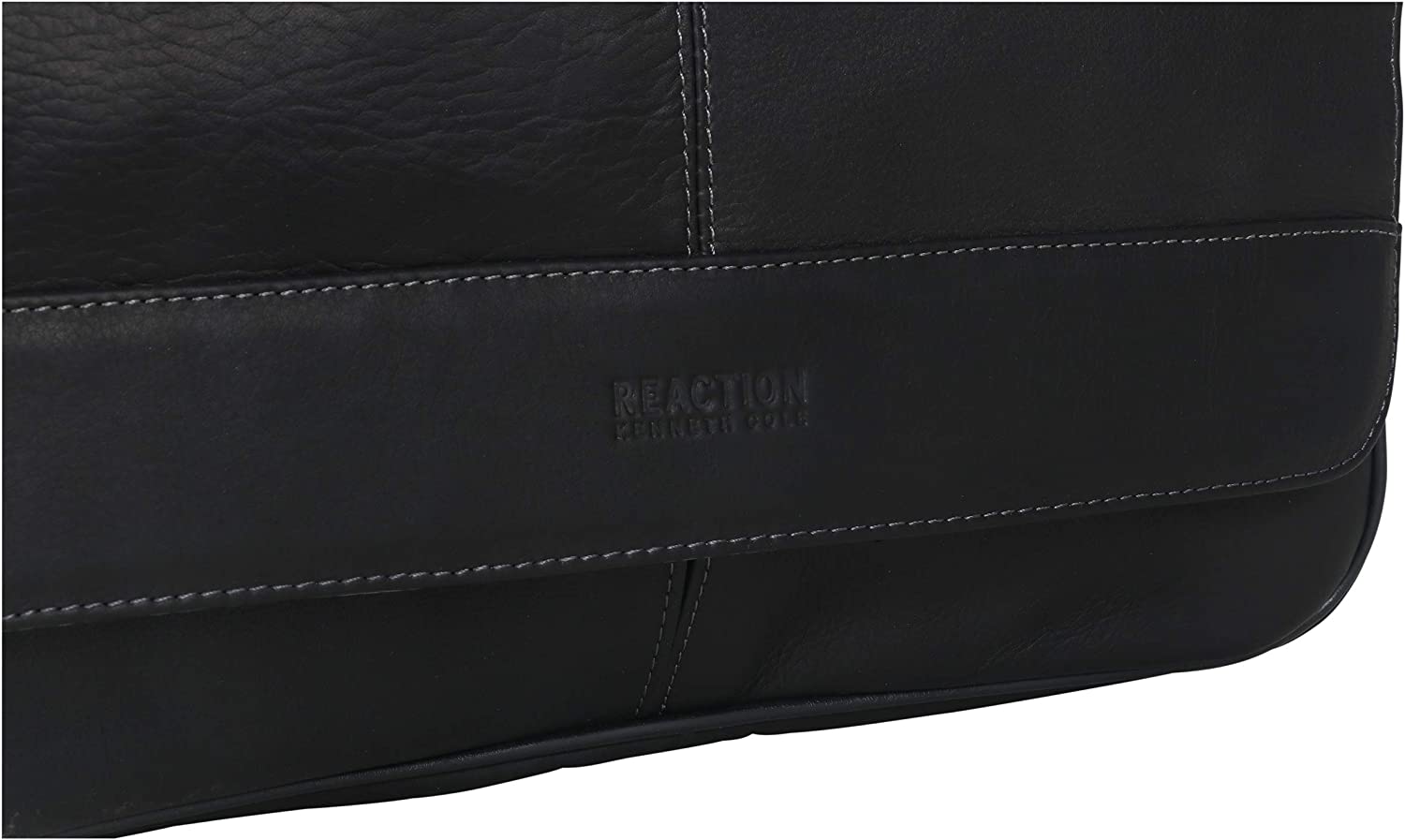 Kenneth Cole REACTION Risky Business Messenger Full-Grain Colombian Leather Crossbody Laptop Case & Tablet Day Bag - Image 8